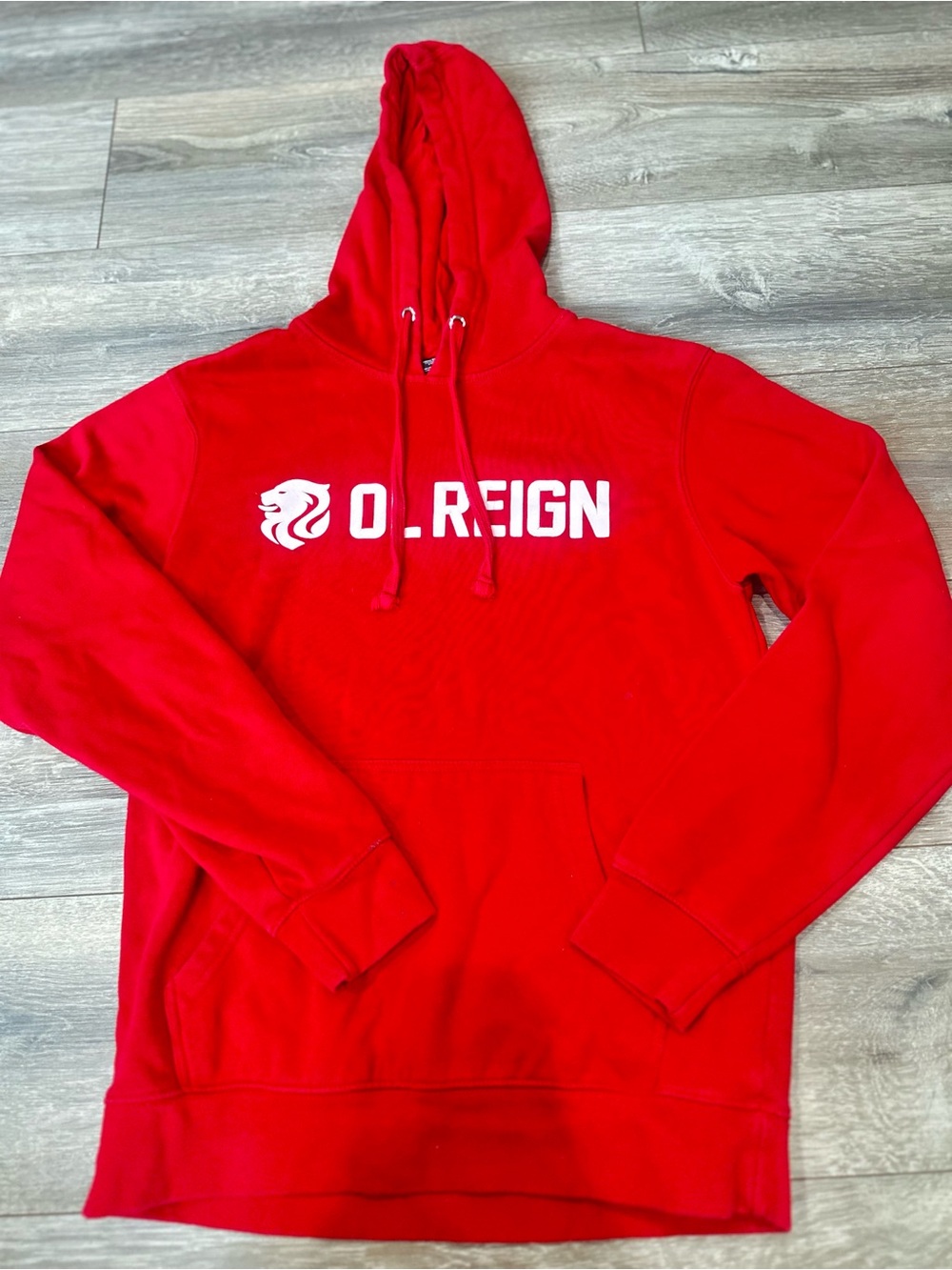 Signed women’s small OL REIGN hoodie